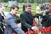 Возложение цветов в День Победы на Пискаревском кладбище